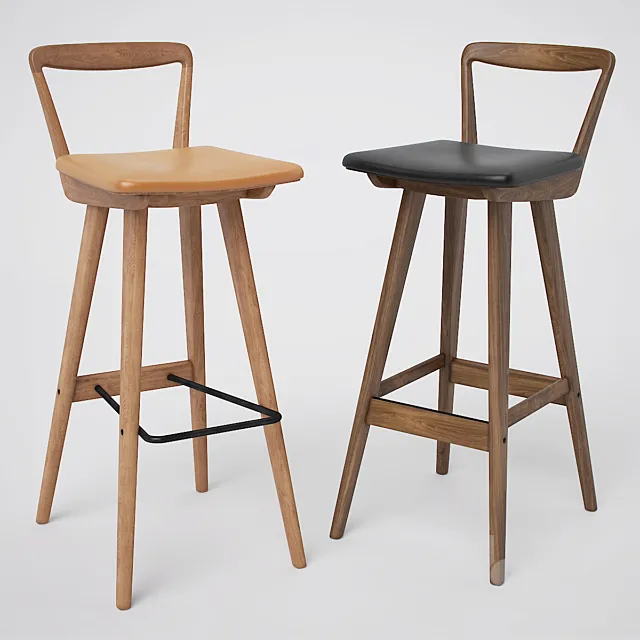 Henry Rosengren Hansen Bar Stools 3DModel