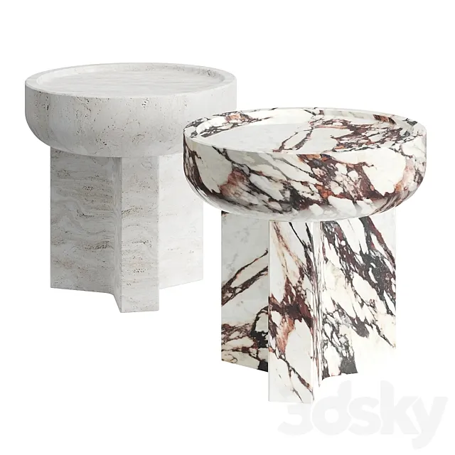 Henry Side Table by Joris Poggioli 3D Model