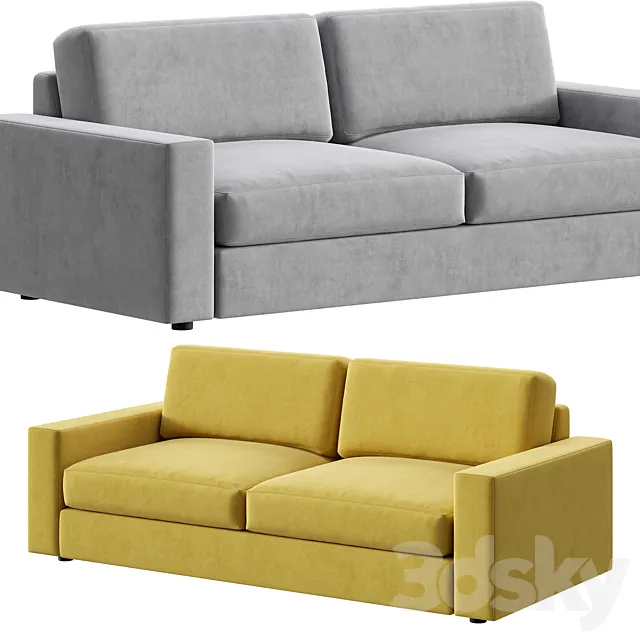 Henry Sleeper Sofa 3D Model Henry Sleeper Sofa 3D Model