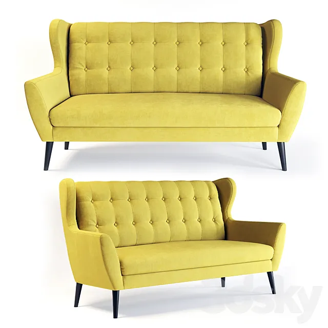 Henry Sofa 3D Model Henry Sofa 3D Model