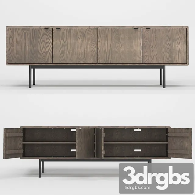 Hensley Media Cabinets 05 2 3D Model Download