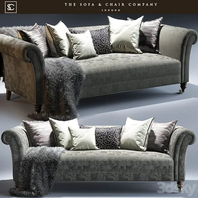Hepworth sofa_The sofa and chair company 3D Model