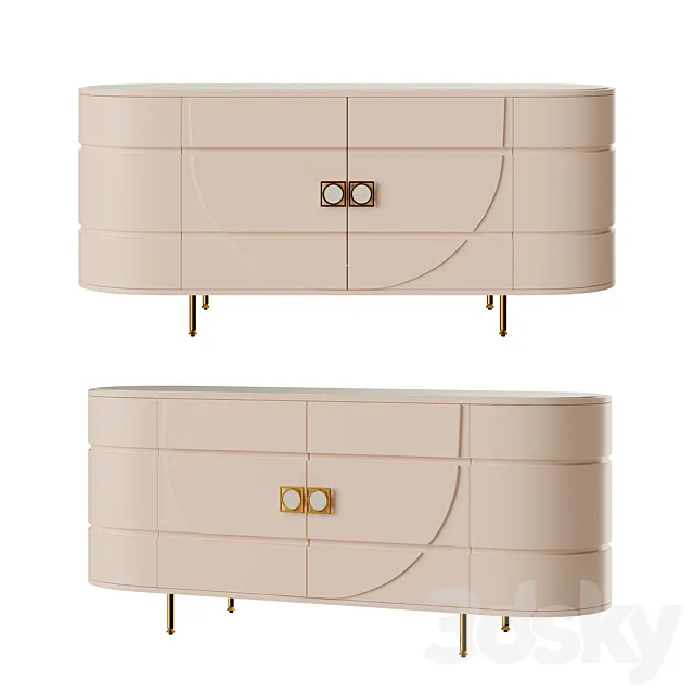 Hepworth Storage Console 3DModel Hepworth Storage Console 3DModel