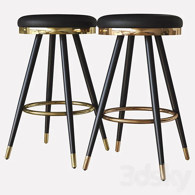 hera bar stool cultfurniture 3DModel