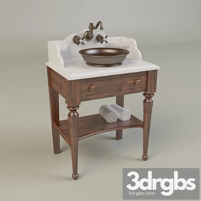 Herbeau Bonne Maman 5830.63 Bathroom Cabinet 3D Model Download Herbeau Bonne Maman 5830.63 Bathroom Cabinet 3D Model Download