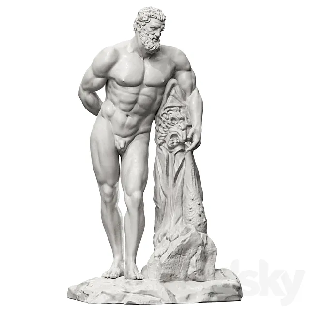 Hercules sculpture 3DModel Hercules sculpture 3DModel