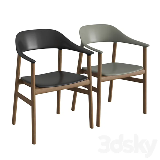 Herit armchair 3D Model Herit armchair 3D Model