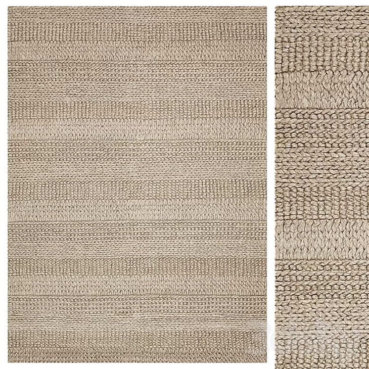 Heritage wool rug 3D Model