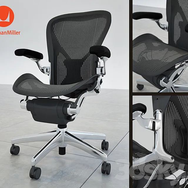 Herman Miller Aeron 3D Model Herman Miller Aeron 3D Model
