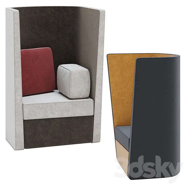 Herman Miller Busby Chair 3D Model