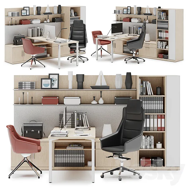 Herman Miller Canvas Private Office (v1) 3D Model