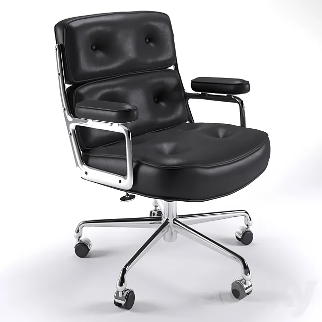 Herman Miller Eames Executive Chairs 3D Model Herman Miller Eames Executive Chairs 3D Model