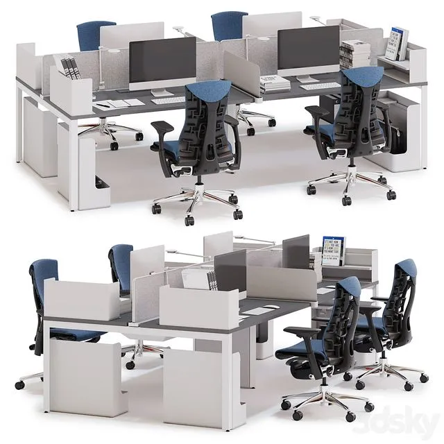 Herman Miller Layout Studio (v1) 3D Model