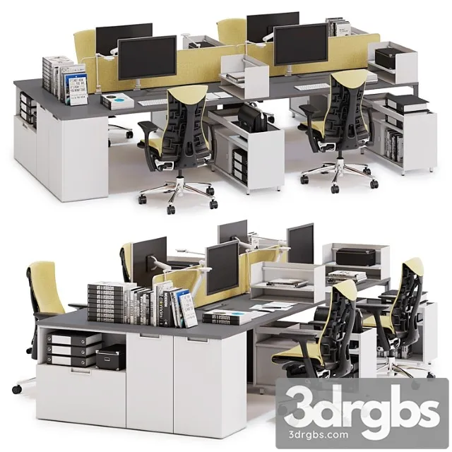 Herman miller layout studio (v2) 2 3D Model Download