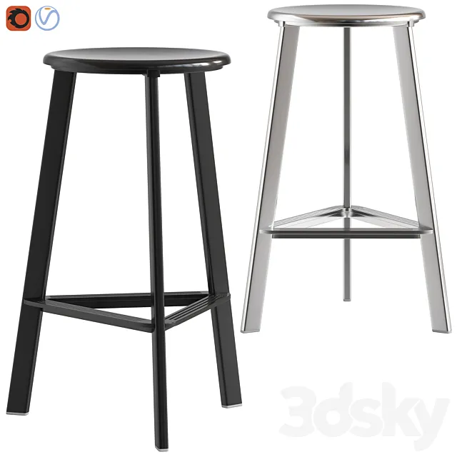 Herman Miller Prospect Stool 3DModel Herman Miller Prospect Stool 3DModel