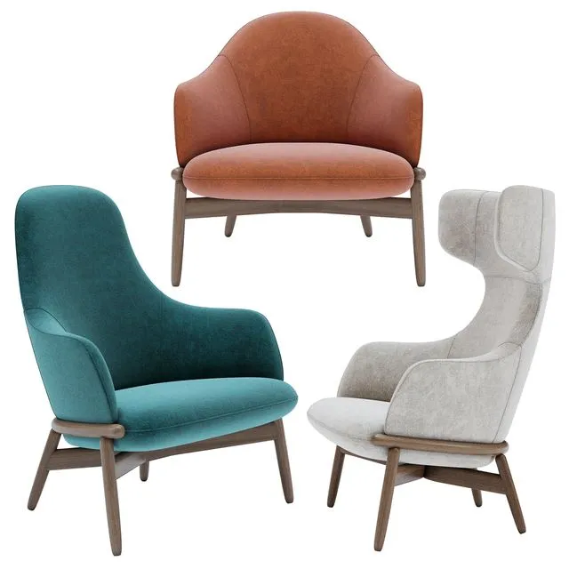 Herman Miller Reframe Lounge Seating 3D Model