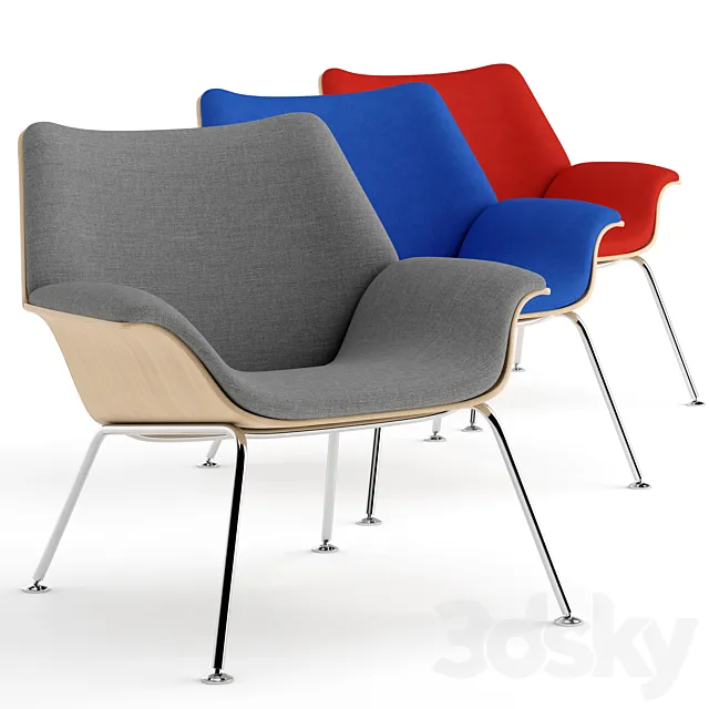 Herman Miller Swoop lounge chair 3D Model Herman Miller Swoop lounge chair 3D Model