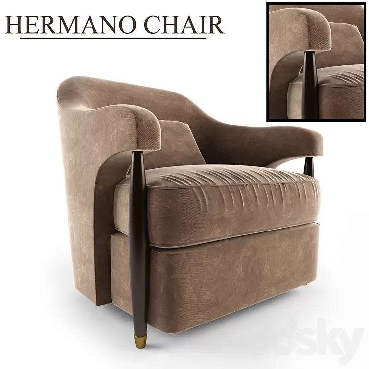 Hermano Chair 3D Model