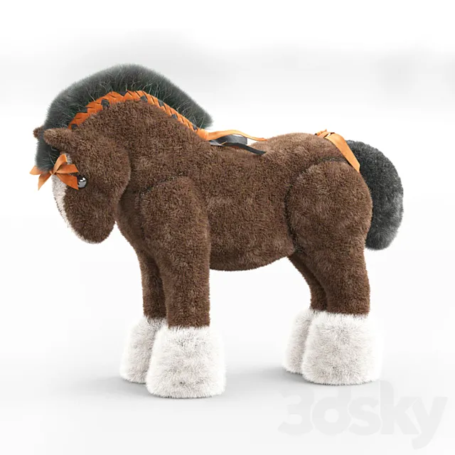 Hermes Hermy horse doll 3DModel Hermes Hermy horse doll 3DModel