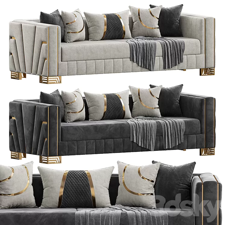 Hermes Salon Takimi Sofa 3D Model Free Download Hermes Salon Takimi Sofa 3D Model Free Download