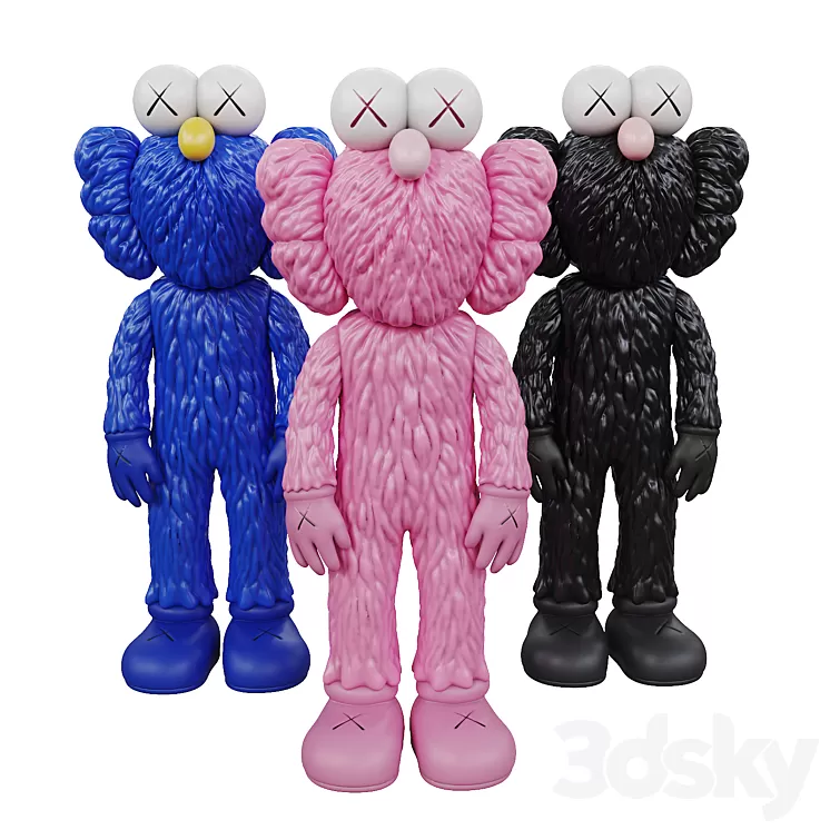 “Heroes of the comic “”Character KAWS BFF””” 3D Model “Heroes of the comic “”Character KAWS BFF””” 3D Model