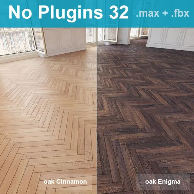 Herringbone parquet 32 3D Model Herringbone parquet 32 3D Model