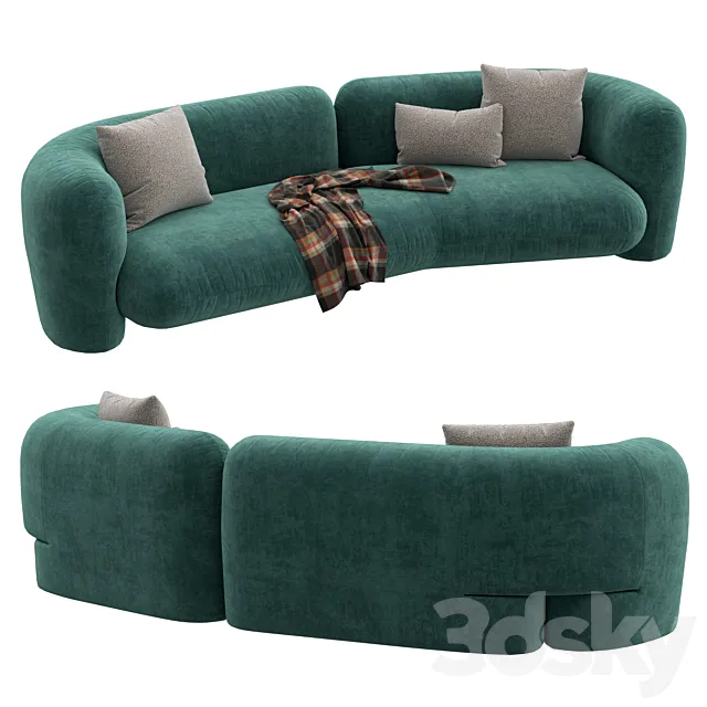 Hessentia Cornelio Cappellini Gio sofa 3DModel Hessentia Cornelio Cappellini Gio sofa 3DModel