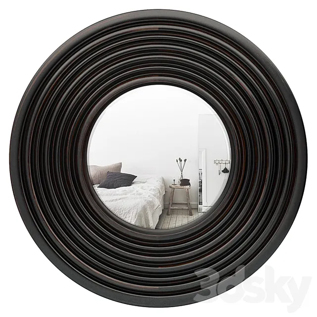 Hester Accent Wall Mirror GXHD1074 3D Model Hester Accent Wall Mirror GXHD1074 3D Model