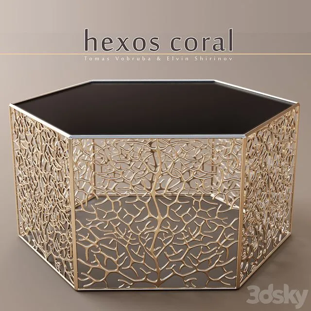 Hexos Coral by Elvin Shirinov 3D Model