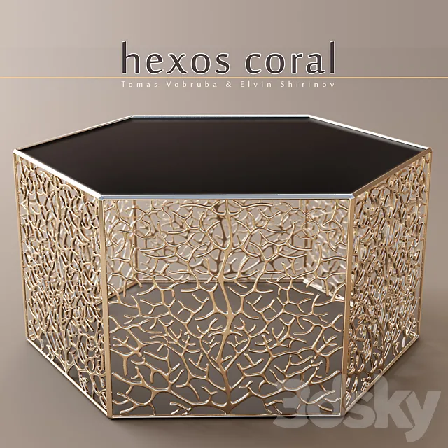 Hexos Coral by Elvin Shirinov 3DModel