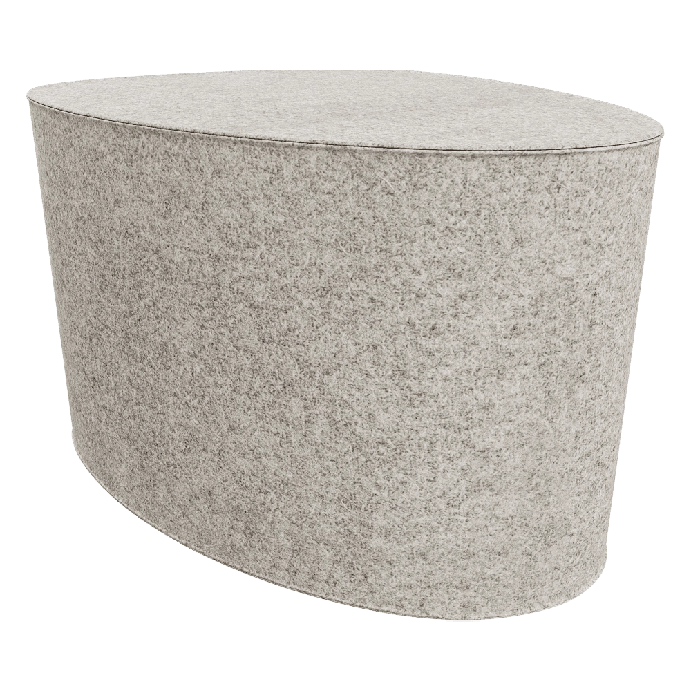 HEY-SIGN – Pouf Seating Stone S 3D Model