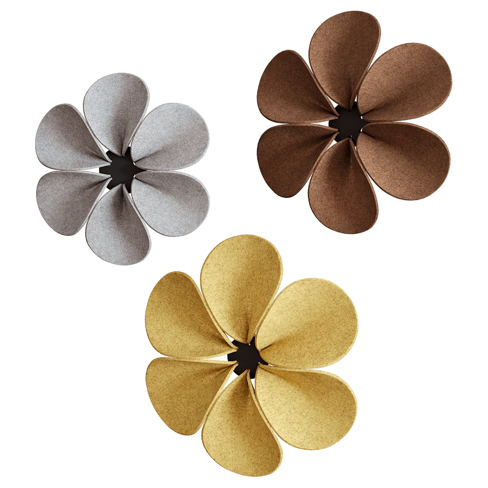 HEY-SIGN – Wall element Silent Flower 3D Model