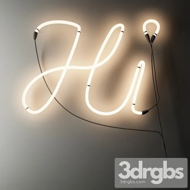 Hi Led Neon 3D Model Download