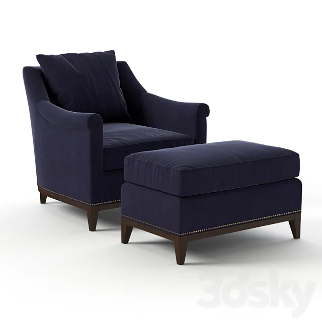 Hickory Chair – Jules 3D Model