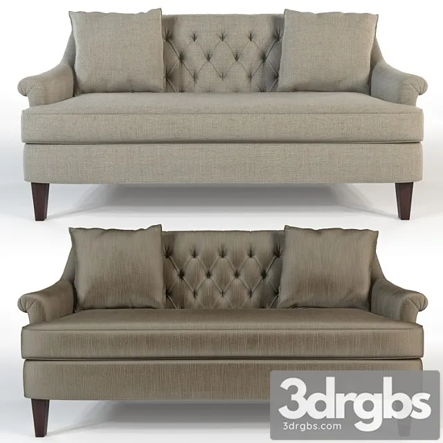 Hickory Furniture Marler Tufted Apartment Sofa 3D Model Download Hickory Furniture Marler Tufted Apartment Sofa 3D Model Download