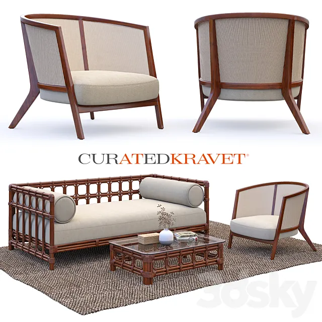 HICKS DAY BED 3D Model