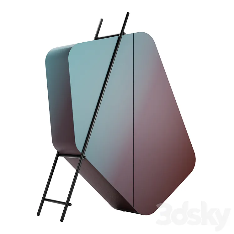 Hidalgo Highboard by Driade 3D Model Free Download