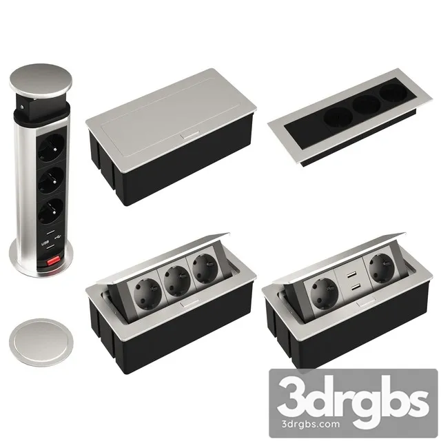 Hiden Sockets 3D Model Download