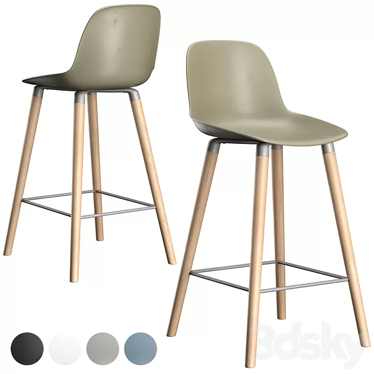 High stool Albert Kuip 3D Model Free Download