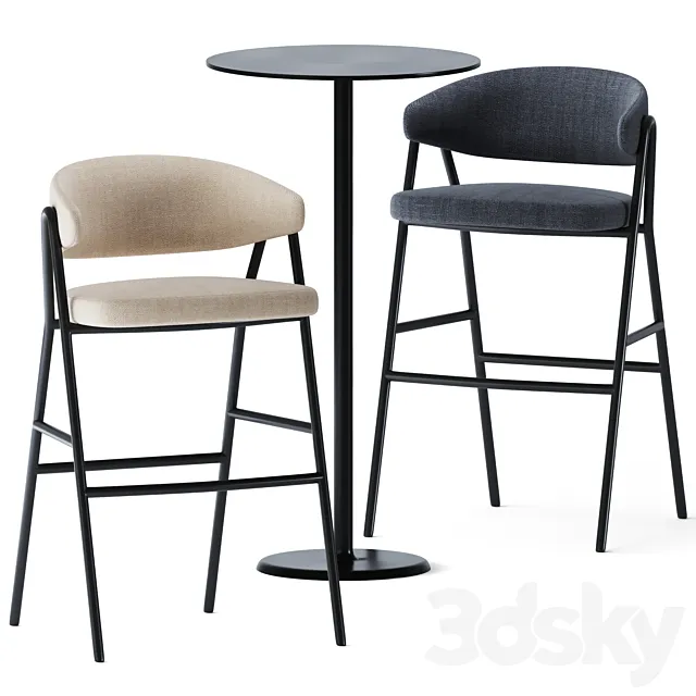 High Table Alfiere A _ TQ by Colos 3D Model