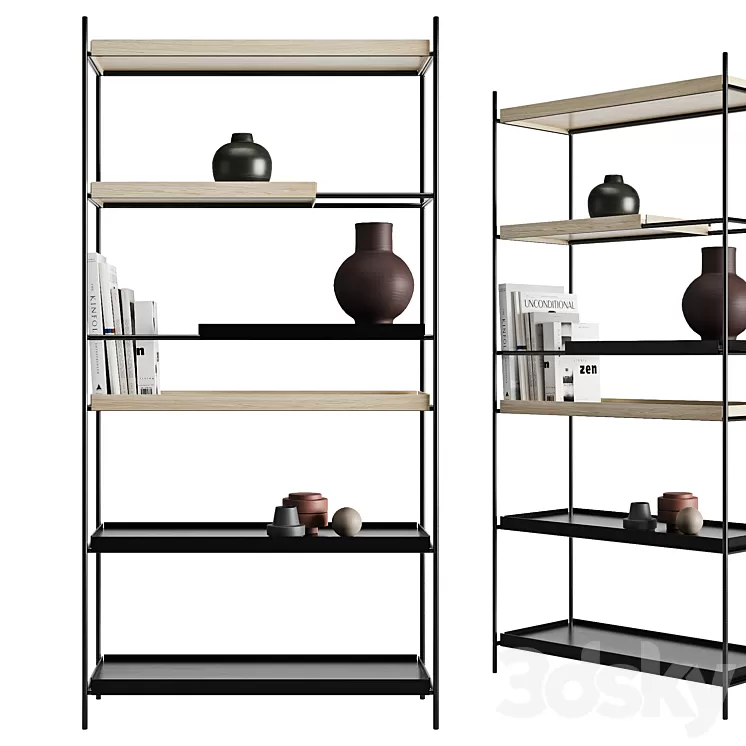 High tray shelf 3D Model High tray shelf 3D Model