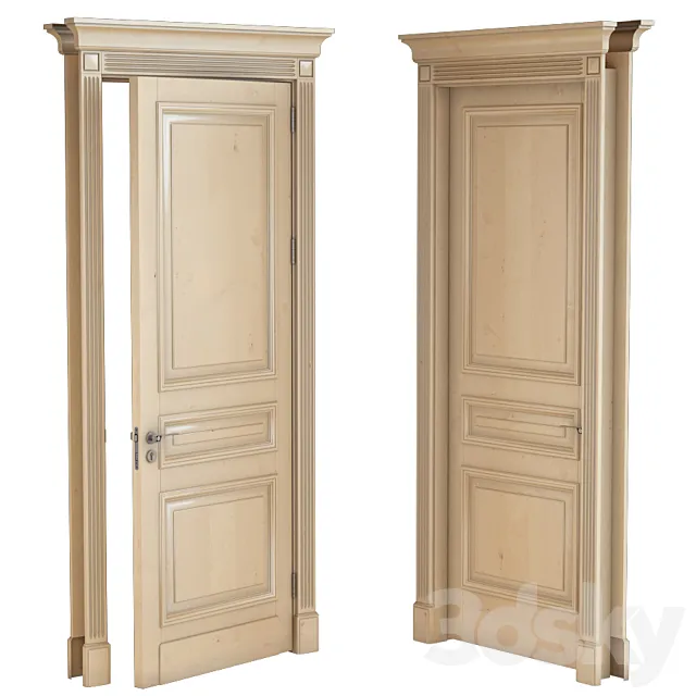 Hight Classic Door 3DModel