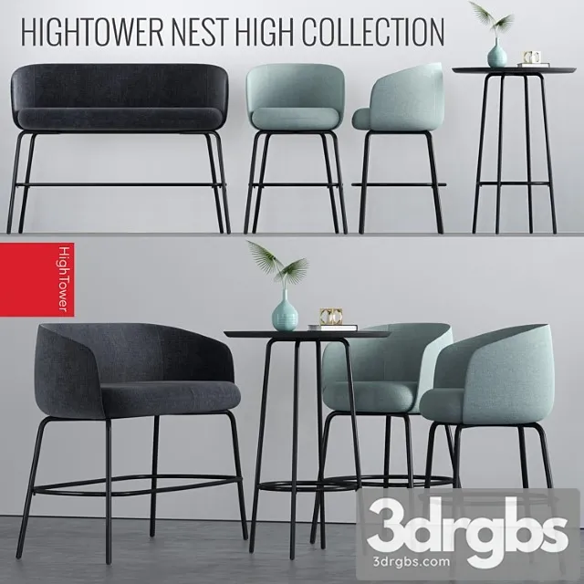Hightower high nest set 2 3D Model Download