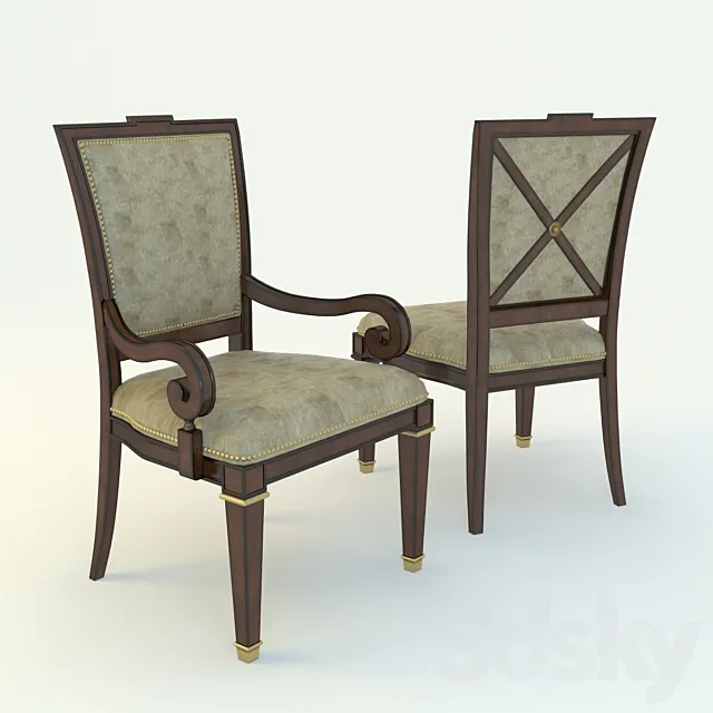 Hikory White (731-63 & 731-64) 3DModel Hikory White (731-63 & 731-64) 3DModel