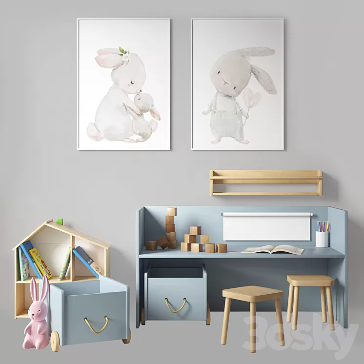 Сhildrens set_1 3D Model Free Download