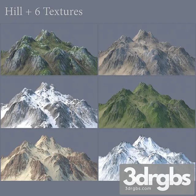 Hill 6 Textures 3D Model Download Hill 6 Textures 3D Model Download