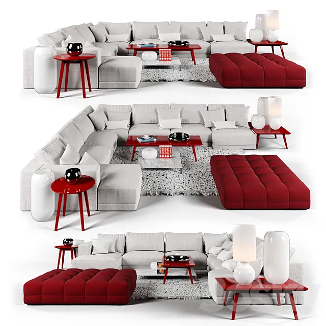 Hills divano 3DModel Hills divano 3DModel