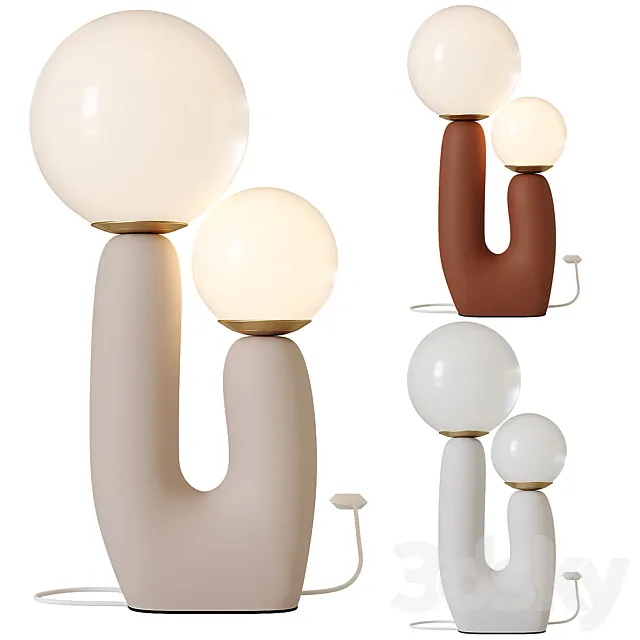 Hills Light Table Lamp 3D Model Hills Light Table Lamp 3D Model