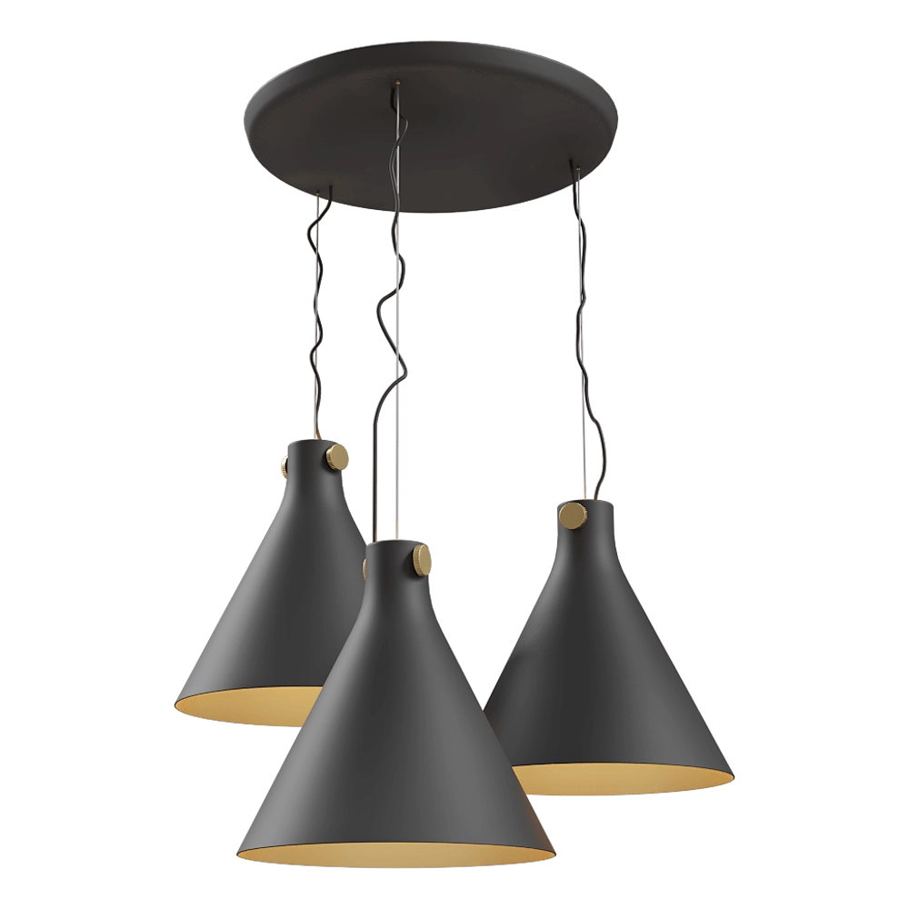 HIND RABII – Pendant lamp Indi-Pendant Cone 3 3D Model