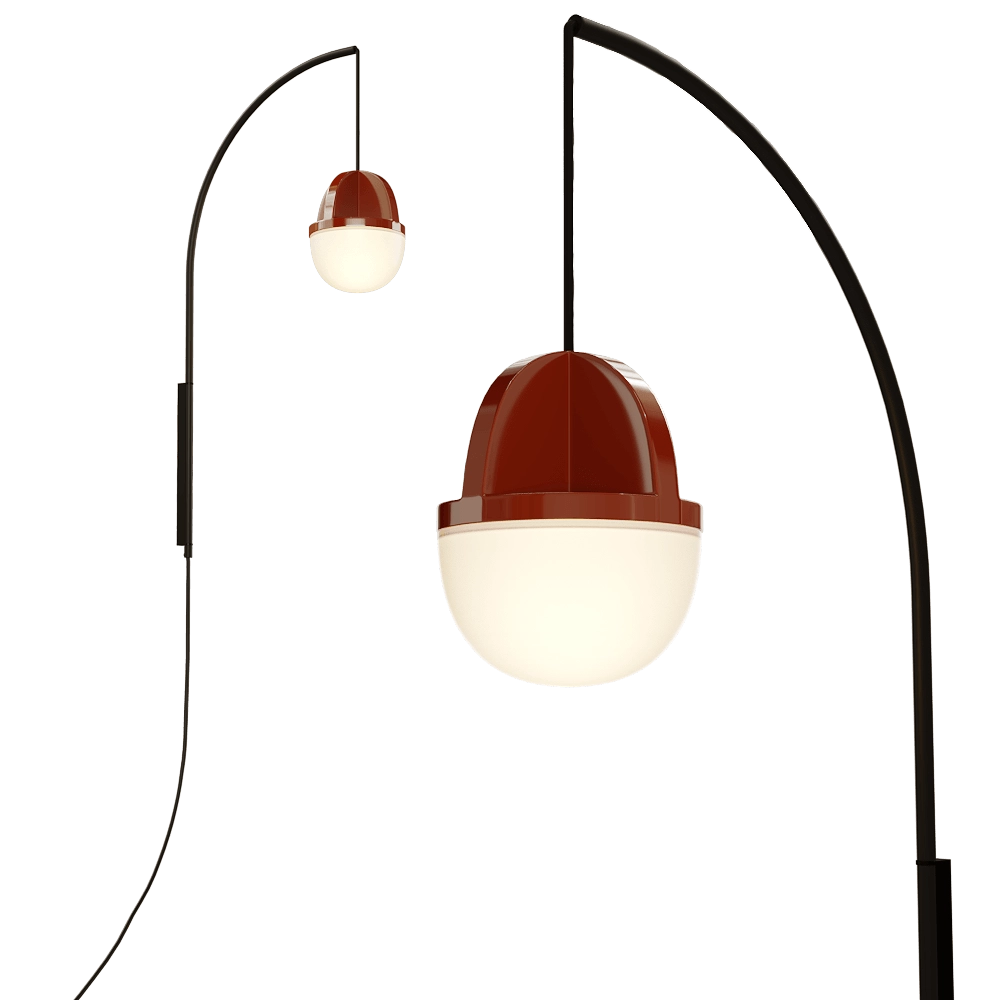 HIND RABII – Wall lamp  Half&Half 3D Model